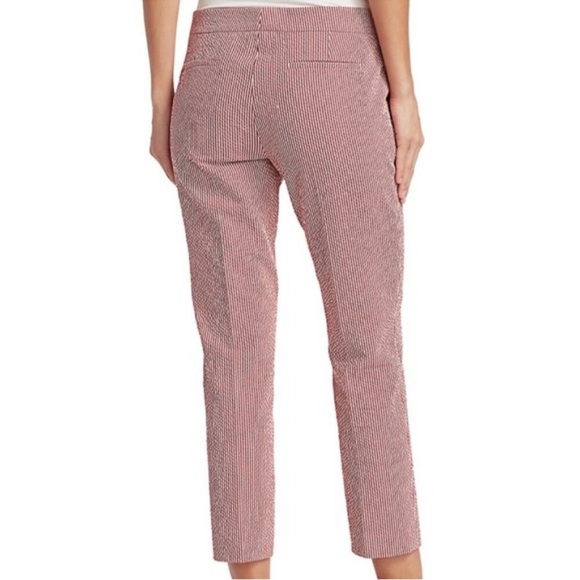 Akris Punto Red Striped Ankle Pants - Picture 2 of 11